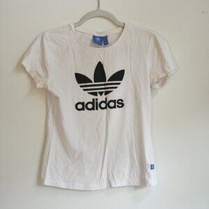 Adidas Short Sleeve Graphic T-Shirt Black and White